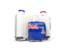 Cayman Islands. Luggage with flag. Download icon.