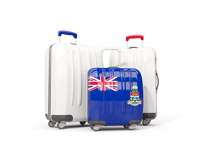 Luggage with flag. Download flag icon of Cayman Islands at PNG format