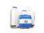 El Salvador. Luggage with flag. Download icon.