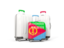 Eritrea. Luggage with flag. Download icon.