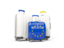 European Union. Luggage with flag. Download icon.