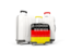 Germany. Luggage with flag. Download icon.