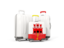 Gibraltar. Luggage with flag. Download icon.