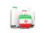 Iran. Luggage with flag. Download icon.