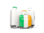 Ireland. Luggage with flag. Download icon.