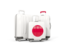 Japan. Luggage with flag. Download icon.