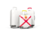 Jersey. Luggage with flag. Download icon.