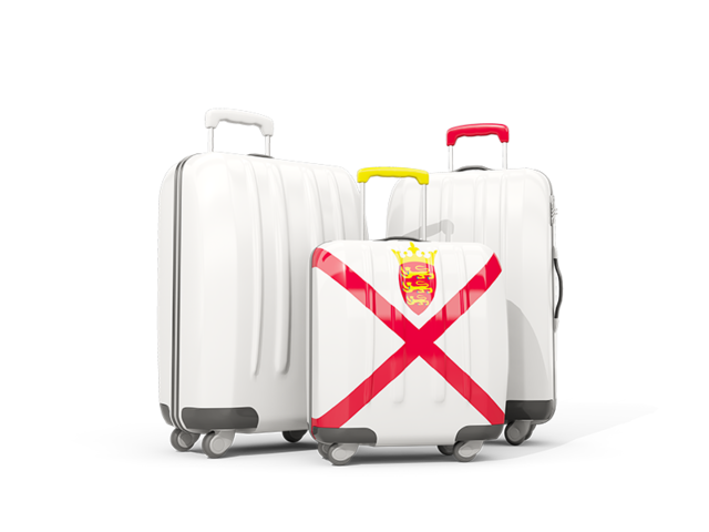Luggage with flag. Download flag icon of Jersey at PNG format