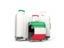 Kuwait. Luggage with flag. Download icon.