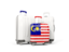 Малайзия. Чемоданы с флагом. Скачать иконку.