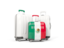 Mexico. Luggage with flag. Download icon.