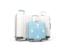 Micronesia. Luggage with flag. Download icon.