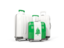 Norfolk Island. Luggage with flag. Download icon.