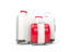 Peru. Luggage with flag. Download icon.