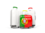 Portugal. Luggage with flag. Download icon.