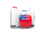 Samoa. Luggage with flag. Download icon.