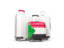 Sudan. Luggage with flag. Download icon.