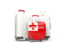 Tonga. Luggage with flag. Download icon.