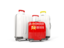 Soviet Union. Luggage with flag. Download icon.