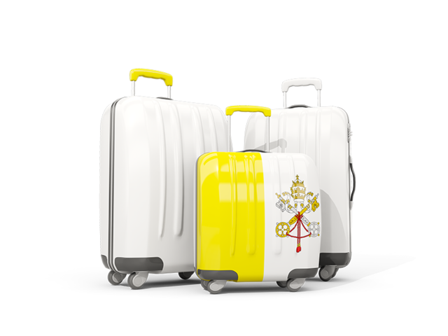 Luggage with flag. Download flag icon of Vatican City at PNG format