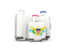 Virgin Islands of the United States. Luggage with flag. Download icon.
