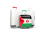 Western Sahara. Luggage with flag. Download icon.