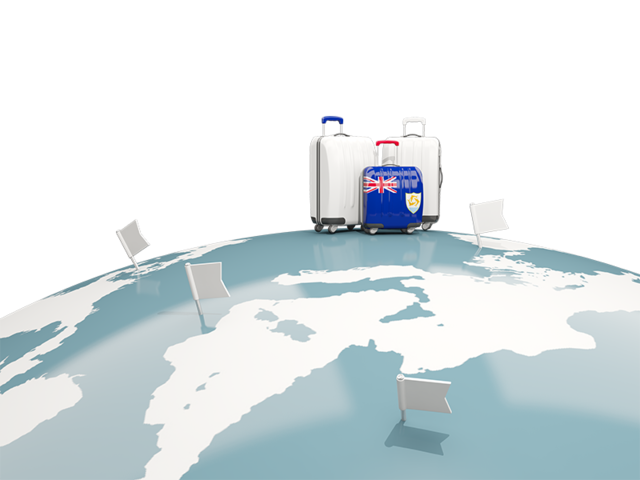 Luggage with globe. Download flag icon of Anguilla at PNG format