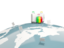 Mali. Luggage with globe. Download icon.