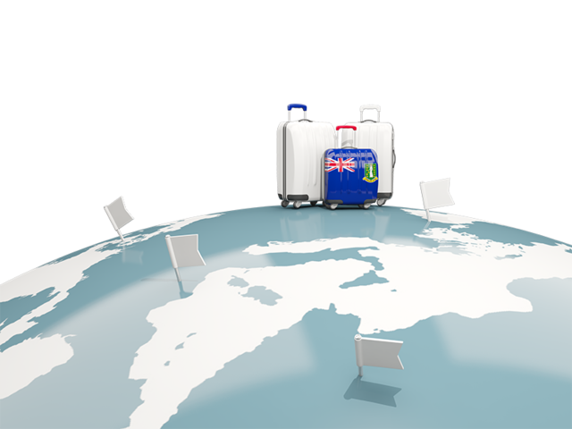 Luggage with globe. Download flag icon of Virgin Islands at PNG format