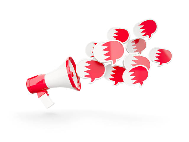 Megaphone icon. Download flag icon of Bahrain at PNG format