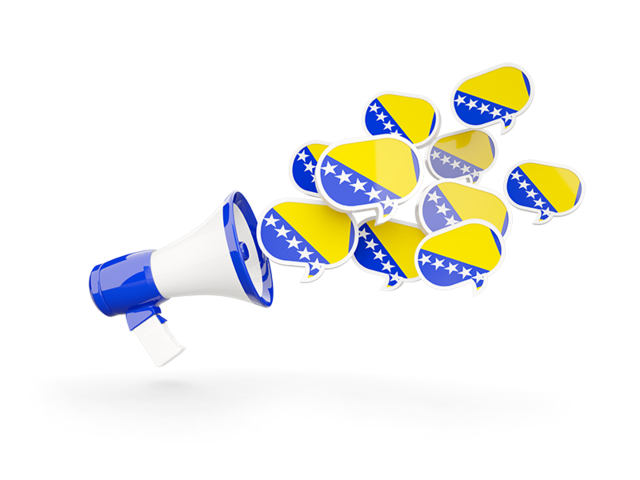 Megaphone icon. Download flag icon of Bosnia and Herzegovina at PNG format