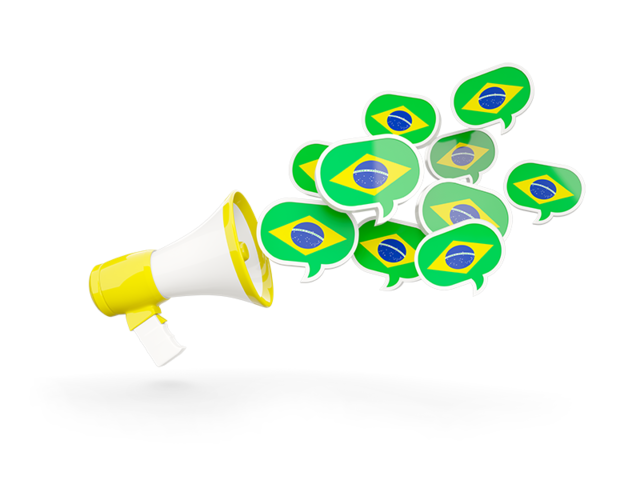 Megaphone icon. Download flag icon of Brazil at PNG format