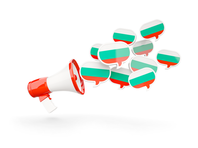Megaphone icon. Download flag icon of Bulgaria at PNG format
