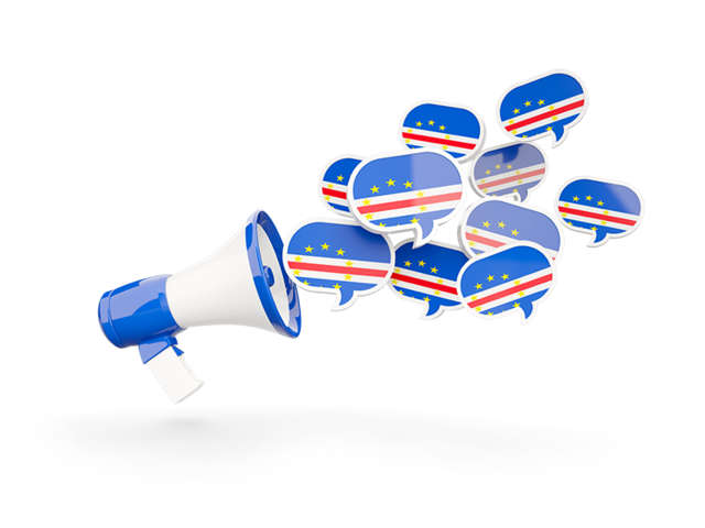 Megaphone icon. Download flag icon of Cape Verde at PNG format