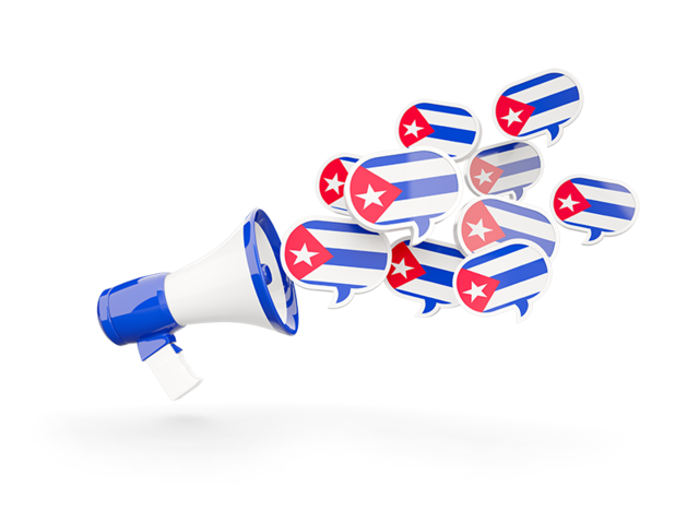 Megaphone icon. Download flag icon of Cuba at PNG format