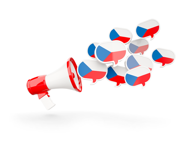 Megaphone icon. Download flag icon of Czech Republic at PNG format