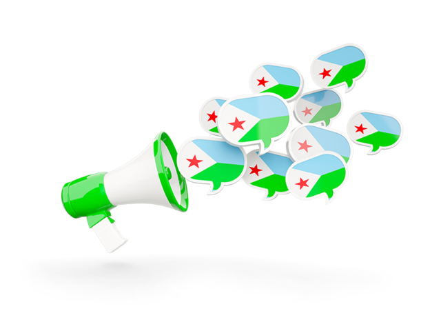 Megaphone icon. Download flag icon of Djibouti at PNG format