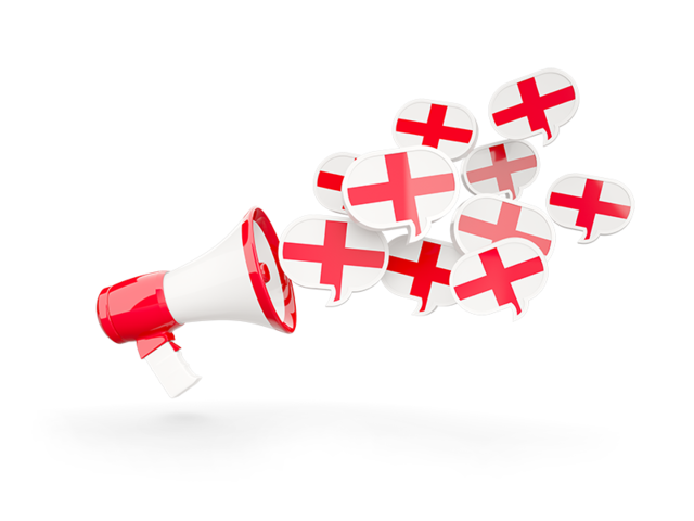 Megaphone icon. Download flag icon of England at PNG format