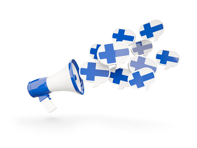 Megaphone icon. Download flag icon of Finland at PNG format