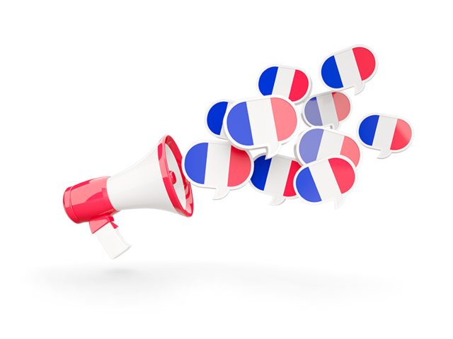 Megaphone icon. Download flag icon of France at PNG format