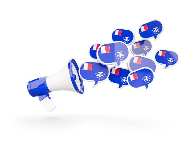 Megaphone icon. Download flag icon of French Southern and Antarctic Lands at PNG format