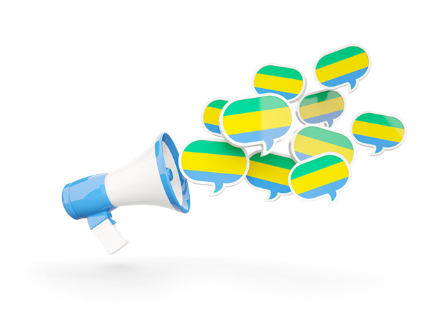 Megaphone icon. Download flag icon of Gabon at PNG format