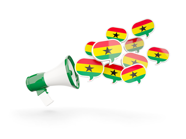 Megaphone icon. Download flag icon of Ghana at PNG format