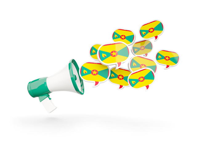 Megaphone icon. Download flag icon of Grenada at PNG format