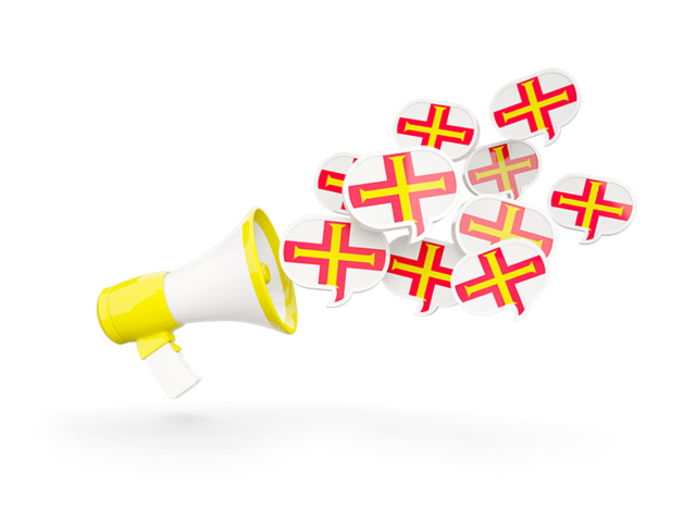 Megaphone icon. Download flag icon of Guernsey at PNG format