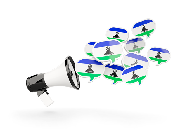 Megaphone icon. Download flag icon of Lesotho at PNG format