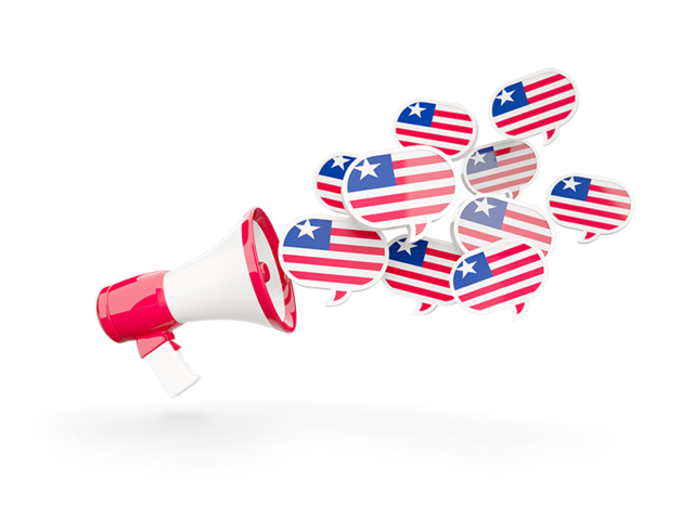 Megaphone icon. Download flag icon of Liberia at PNG format