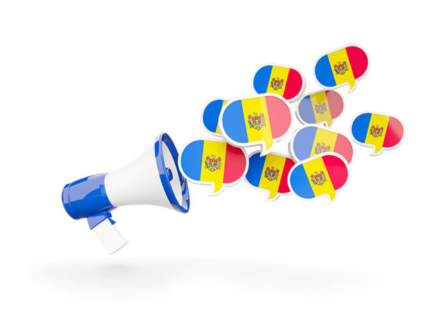 Megaphone icon. Download flag icon of Moldova at PNG format