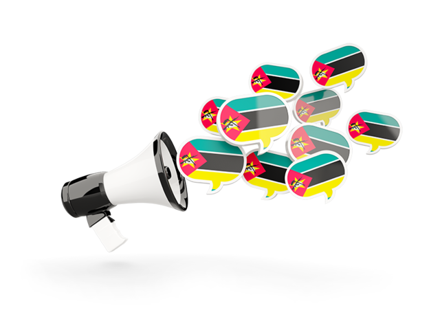 Megaphone icon. Download flag icon of Mozambique at PNG format