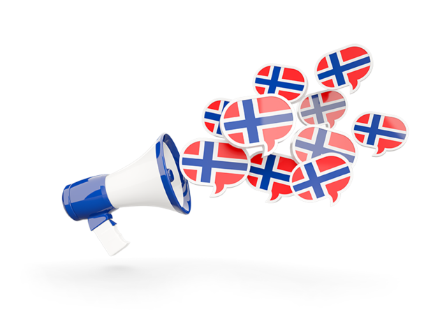 Megaphone icon. Download flag icon of Norway at PNG format